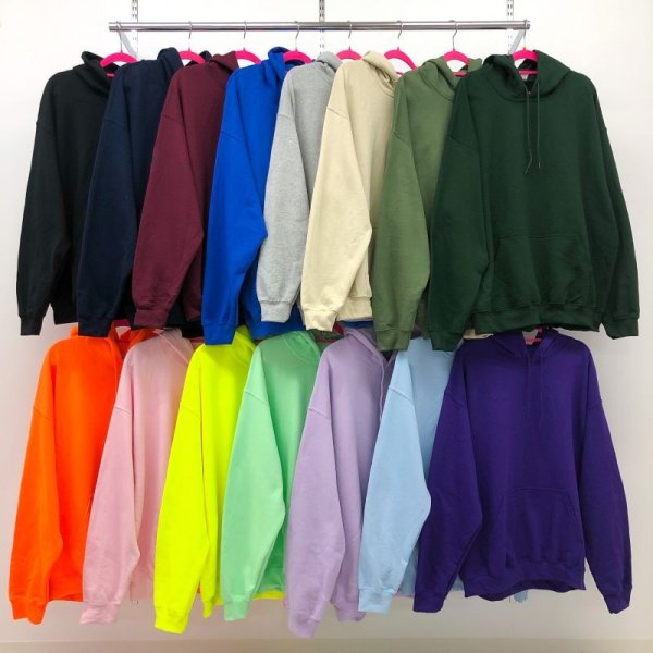 画像2: 【在庫限り30%オフ！】残りLサイズのみ！《全6カラー》☆USA HeavyBlend 裏起毛BIGシルエットパーカー☆ (2)