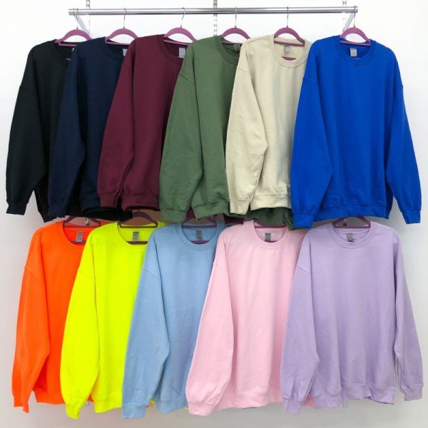 画像2: 【在庫限り30%オフ！】残りLサイズのみ！《全4カラー》☆USA HeavyBlend 裏起毛BIGシルエットトレーナー☆ (2)