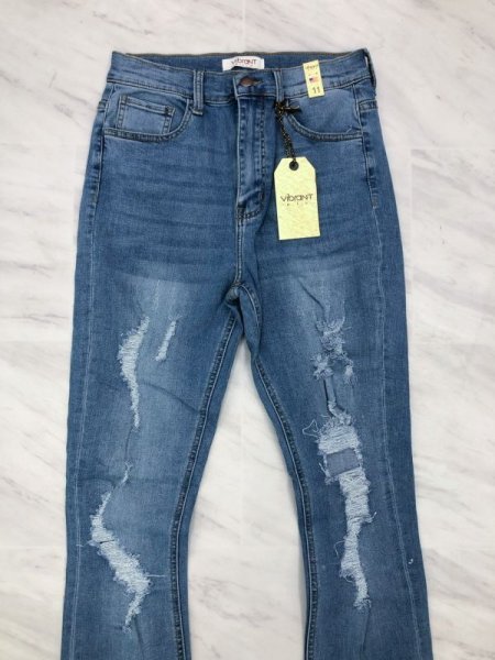 画像10: 【SALE!!】残り11のみ！★VIBRANT M.i.U/【Distressed×SPLIT(裾サイドスリット)♡】ハイウエストジーンズ★ (10)