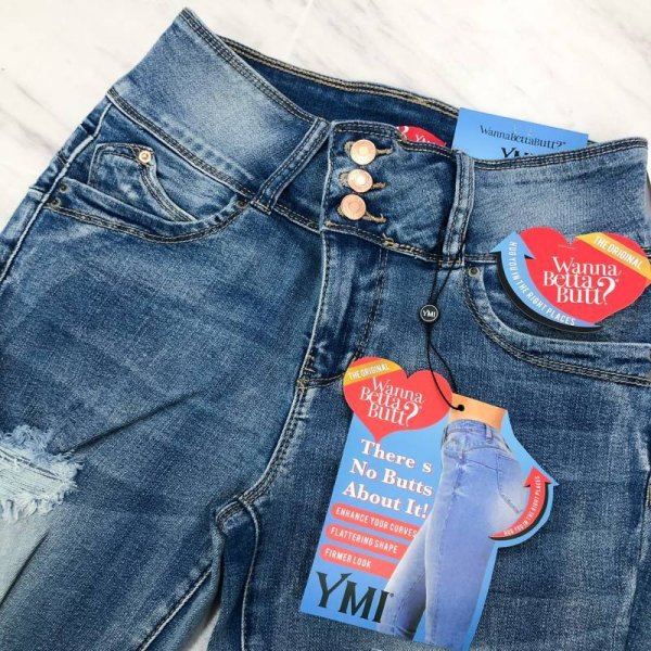 画像7: 残り7,11のみ！【宅急便コンパクト(全サイズ)/ネコポス(US7まで)】★YMI Jeans #1804《3ボタン♪/LIFT UPポケット♪≫PUSH UPスキニージーンズ★ (7)