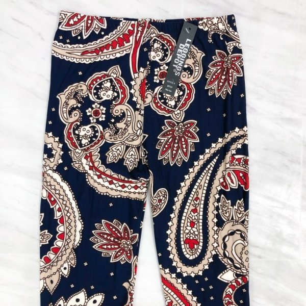 画像3: 【宅急便コンパクト(4点まで)/ネコポス(2点まで)】≪全11種類フリーサイズ♪≫★Designed In USA ピーチスキンハイウエストストレッチレギンス−(3)★ (3)