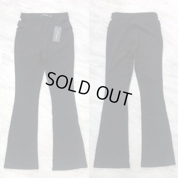 画像2: 残りLサイズのみ！【宅急便コンパクト/ネコポス対応】☆Jw Maxx /【ウエスト両side cut-out肌見せ♡】ストレッチフレアパンツ☆ (2)