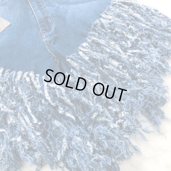 画像5: 【SALE!!】残りMサイズのみ！【宅急便コンパクト/ネコポス対応】★JCJQ Jeans《superフリンジ♡》ハイウエストデニムショートパンツ★ (5)