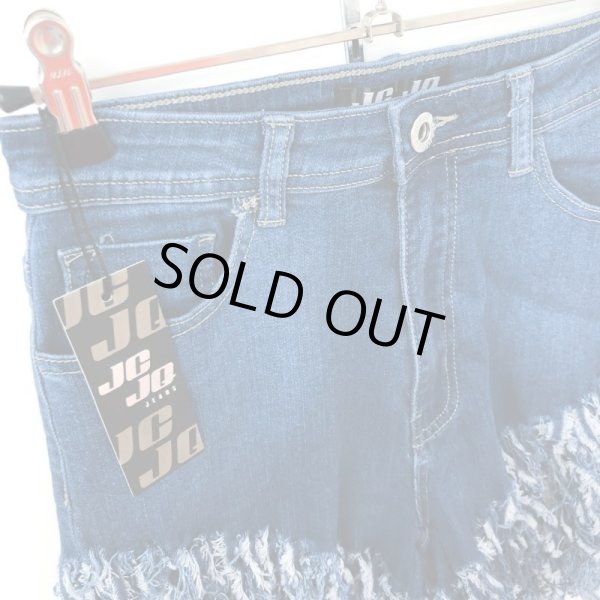 画像7: 【SALE!!】残りMサイズのみ！【宅急便コンパクト/ネコポス対応】★JCJQ Jeans《superフリンジ♡》ハイウエストデニムショートパンツ★ (7)