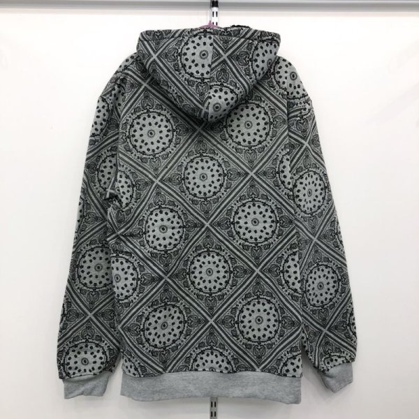 画像6: 《男女兼用S〜2XL》★TRUEROCK ALL PAISLEY(ペイズリー柄) 裏起毛パーカー★ (6)