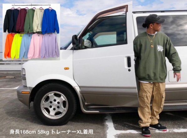 画像4: 【在庫限り30%オフ！】残りLサイズのみ！《全4カラー》☆USA HeavyBlend 裏起毛BIGシルエットトレーナー☆ (4)