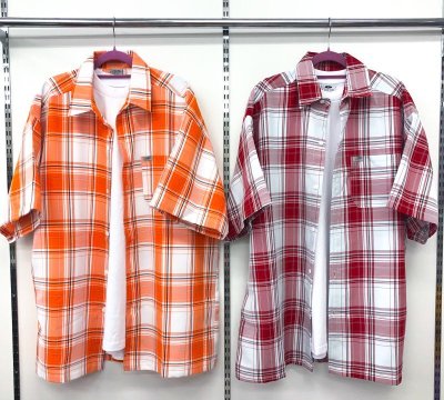 画像1: 【宅急便コンパクト対応】残りXLのみ！《全2カラー》☆Made in USA / Caltop Plaid チェックオープンシャツ☆